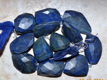 LAPIS JUMBO 35-45mm long (1 Loose Faceted Tumble Nugget) Select-A-Size