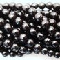 ISRAEL NATURAL BLACK ONYX 6MM FACETED ROUND 7" 30Pc A++