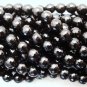 ISRAEL NATURAL BLACK ONYX 6MM FACETED ROUND 7" 30Pc A++