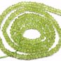 MICRO Faceted Peridot 3mm Rondelle Gemstone Beads 14.5" str A+