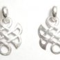 925 Silver Plated CELTIC ETERNITY Knot (2 Pendant) P253