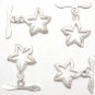 925 SILVER Plated 21X18mm STAR (4 Toggle Sets) P277