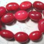 GENUINE PRECIOUS OVAL 8.5X6mm RUBY (4 LARGE Beads) 11Ct