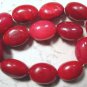 GENUINE PRECIOUS OVAL 10X7mm RUBY (4 LARGE Beads) 18Ct