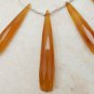 Wholesale Champagne CHALCEDONY 24-44mm long (17 Faceted Elongated Drops) 165 Ctw