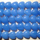 Dark Lavender CHALCEDONY 10x10mm Cabochon Hearts 13" St