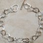STAMPED 925 STERLING Silver Heart Bracelet SB39 FREE SH