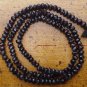 Micro FACETED NATURAL BLACK ONYX 3-3.5mm RONDELLE 7.5"