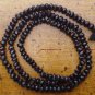 Micro FACETED NATURAL BLACK ONYX 3-3.5mm RONDELLE 7.5"