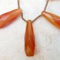 Wholesale Multi Carnelian 14-22mm CHALCEDONY (22 pieces Elongated Drops) 140 Ctw