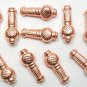 HANDCRAFTED Copper 25X10mm Ball & Stick 10 Spacers C237