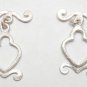 925 SILVER Layered 25X15mm Unique (2 Toggle Sets) P269