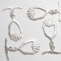 925 SILVER Plated 28X15mm FALCON (4 Toggle Sets) P276