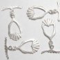 925 SILVER Plated 28X15mm FALCON (4 Toggle Sets) P276