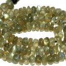 Labradorite 6mm Disk Rondelle Gemstone Beads 14.5"