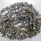 RICH Premium LABRADORITE 3-6mm Gemstone CHIPS 35" Long