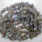 RICH Premium LABRADORITE 3-6mm Gemstone CHIPS 35" Long