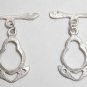 925 SILVER plated 26X17mm DESIGNER (2 Toggle Sets) P275