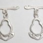 925 SILVER plated 26X17mm DESIGNER (2 Toggle Sets) P275