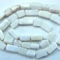 NATURAL Milky White Opal 11x7mm Rectangle/Brick Strand