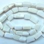 NATURAL Milky White Opal 11x7mm Rectangle/Brick Strand