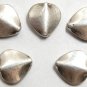 925 STERLING SILVER PUFFED HEART 8x8mm (4 Hearts) S615