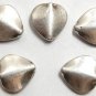 925 STERLING SILVER PUFFED HEART 8x8mm (4 Hearts) S615