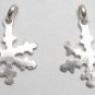 925 Silver Layered 40x30mm Solid STAR (2 Pendant) P259