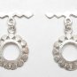 925 SILVER Plated 23X18m UNIQUE SUN (2 Toggle Set) P272