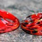 Orange Multi Color SIZE 5.5 Millefiori Glass RING L121