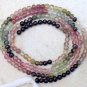 COLORFUL 2.5 mm Round TOURMALINE Gemstone Beads 14.5"