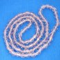 Amethyst 4mm FACETED Bicone Crystal Glass Beads 16"