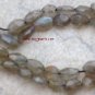 RICH Natural 9x7mm FACETED Oval LABRADORITE 14.5" LONG