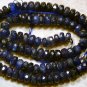 Wholesale Real Sapphire 3.4mm-4mm (100 Precious Faceted Rondelle) SAS A++