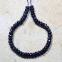 Real Sapphire 3.4mm-4.2mm (20 Precious Faceted Rondelle Beads) Select-A-Size A++
