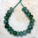 Real Emerald 3-4.5mm (20 Precious Plain Rondelle Beads) Select-A-Size