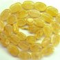 GORGEOUS YELLOW AVENTURINE 12mm OVAL Gemstones 14.5"