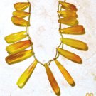 Golden Yellow CHALCEDONY 18-35mm (15 Pcs Faceted Elongated Drops) Select-A-Size