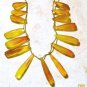 Golden Yellow CHALCEDONY 18-35mm (15 Pcs Faceted Elongated Drops) Select-A-Size