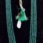 Wholesale 4 Strands 19-21" Emerald Necklace 3.5-5mm Faceted Rondelle 470Ct A+