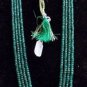 Wholesale 4 Strands 19-21" Emerald Necklace 3.5-5mm Faceted Rondelle 470Ct A+