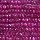 WHOLESALE 4-4.5mm RUBY (50 FACETED Rondell) 30Ct