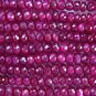 WHOLESALE 4-4.5mm RUBY (50 FACETED Rondell) 30Ct