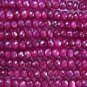 WHOLESALE 4-4.5mm RUBY (50 FACETED Rondell) 30Ct