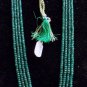 Wholesale 7 Strands 18-22" Emerald Necklace 3.5-5mm Faceted Rondelle 830Ct A+
