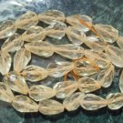 CITRINE 10x6mm Faceted Topdrill Loose Gemstone Bead 14"