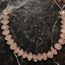 Rose Quartz 5-5.5 mm diameter Faceted Rondelle Gemstone Beads 3.5" small strand