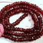 GARNET 4-4.5mm diameter Faceted Rondelle Gemstone Beads 14" Str - Pick-A-Lot