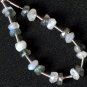 Labradorite / Rainbow Moonstone Faceted Rondelle (4.5-5 mm diameter) 73-21