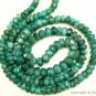 Natural EMERALD 3.5-4mm diameter (100 Faceted Rondelle) Gemstone Beads 25Ct